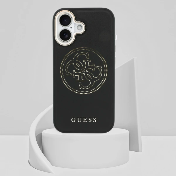 Dėklas Guess Perforated 4G MagSafe case for iPhone 17 - juodas aprašymas - Prekės nuotrauka