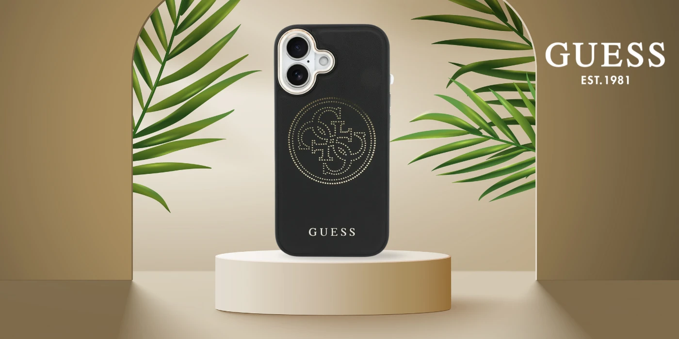 Dėklas Guess Perforated 4G MagSafe case for iPhone 17 - juodas aprašymas - Prekės nuotrauka