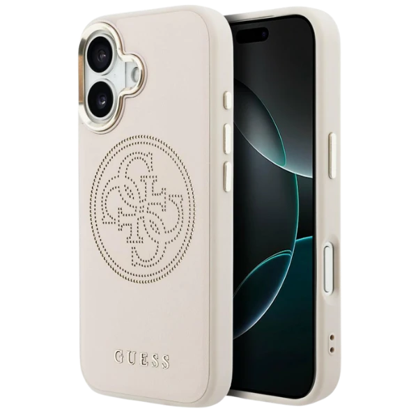 Dėklas Guess Perforated 4G MagSafe Case for iPhone 17 - Rožinė aprašymas - Prekės nuotrauka
