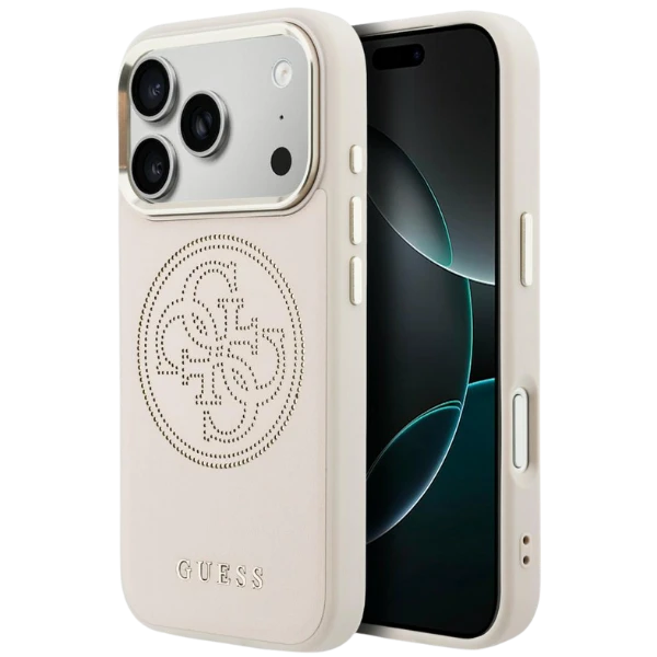 Dėklas Guess Perforated 4G MagSafe Case for iPhone 17 Pro - Rožinė aprašymas - Prekės nuotrauka