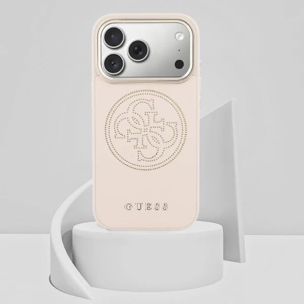 Dėklas Guess Perforated 4G MagSafe Case for iPhone 17 Pro Max - Rožinė aprašymas - Prekės nuotrauka