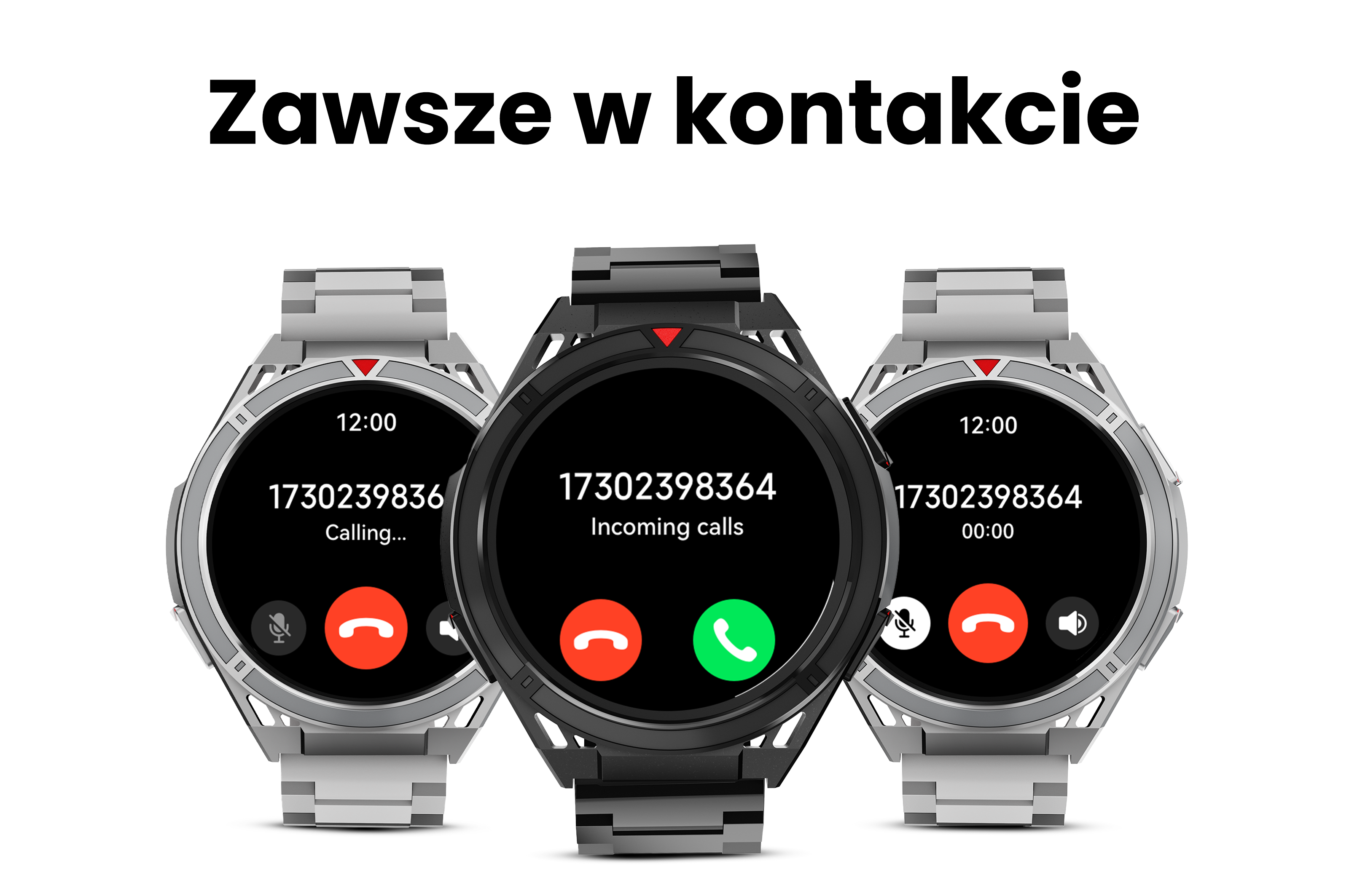 „HiFuture Active“ išmanusis laikrodis - sidabrinis aprašymas - Prekės nuotrauka