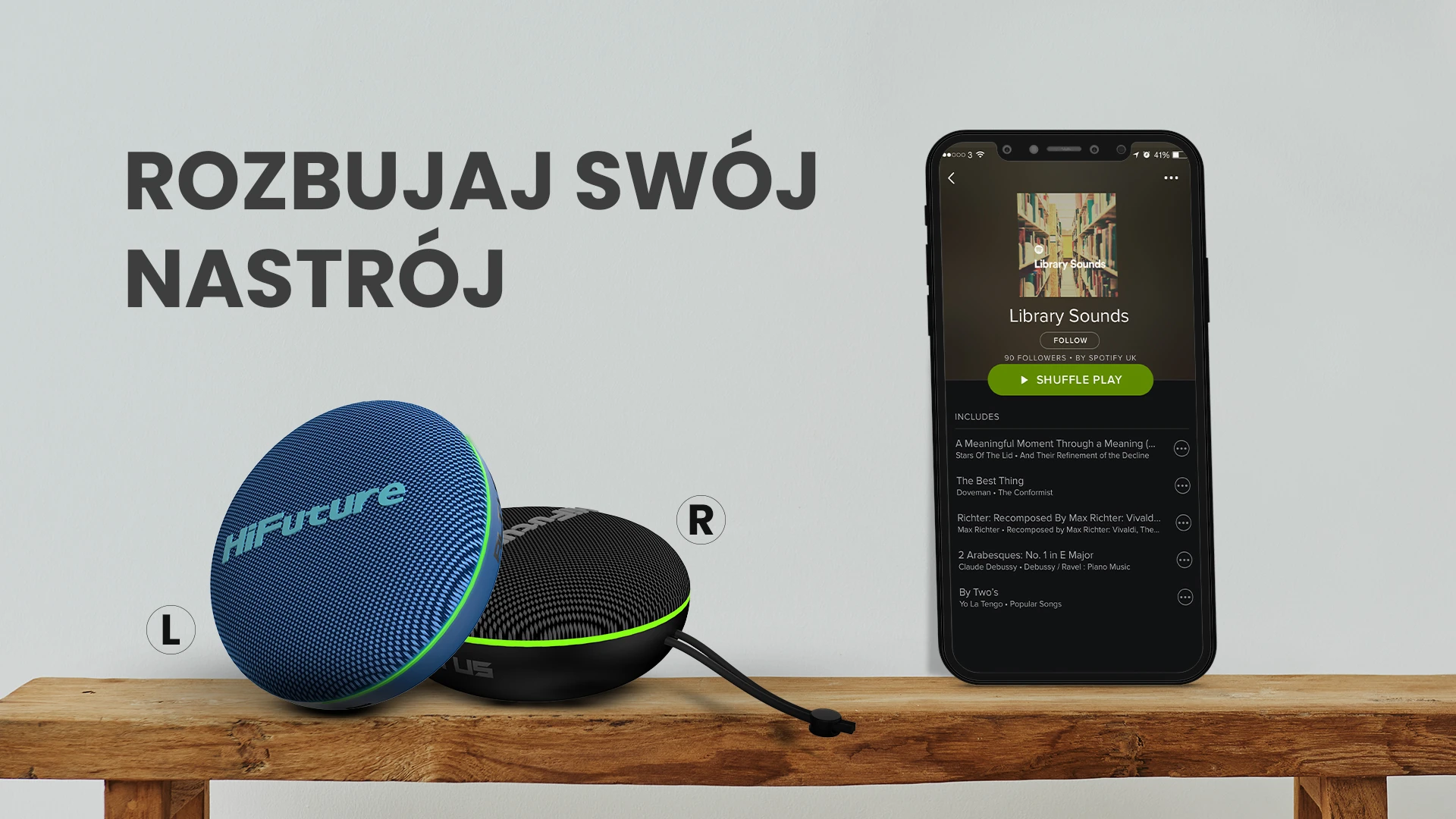 Ausinės HiFuture Altus Bluetooth Mini Speaker - Žalias aprašymas - Prekės nuotrauka Ausinės HiFuture Altus Bluetooth Mini Speaker - Žalias aprašymas - Prekės nuotrauka