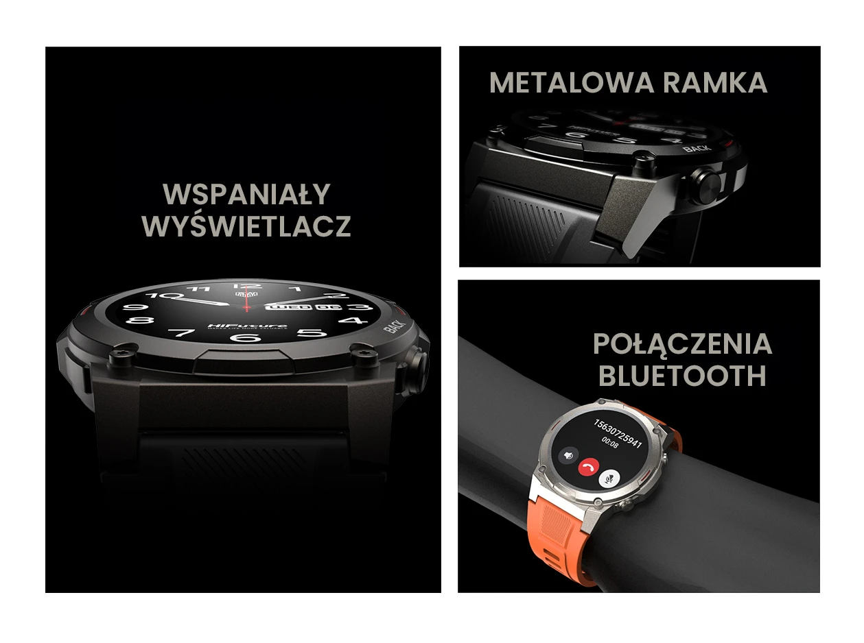 HiFuture FutureGo Mix2 ENG Išmanusis laikrodis - Gray aprašymas - Prekės nuotrauka HiFuture FutureGo Mix2 ENG Išmanusis laikrodis - Gray aprašymas - Prekės nuotrauka
