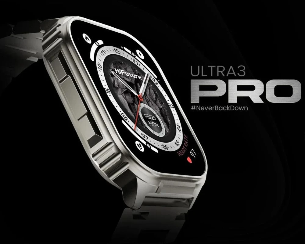 HiFuture Ultra3 Pro Išmanusis laikrodis - Sidabrinis aprašymas - Prekės nuotrauka