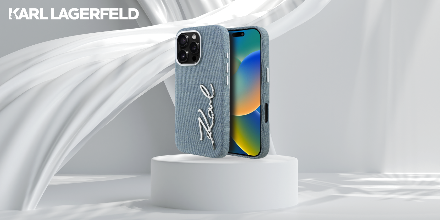 Dėklas Karl Lagerfeld FW Jeans Signature Logo iPhone 16 Pro Max Case - Mėlyna aprašymas - Prekės nuotrauka Dėklas Karl Lagerfeld FW Jeans Signature Logo iPhone 16 Pro Max Case - Mėlyna aprašymas - Prekės nuotrauka