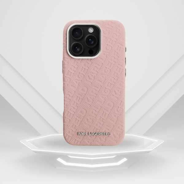 Dėklas Karl Lagerfeld FW Stamped Karl MagSafe Case for iPhone 16 Pro Max - Rožinė aprašymas - Prekės nuotrauka Dėklas Karl Lagerfeld FW Stamped Karl MagSafe Case for iPhone 16 Pro Max - Rožinė aprašymas - Prekės nuotrauka