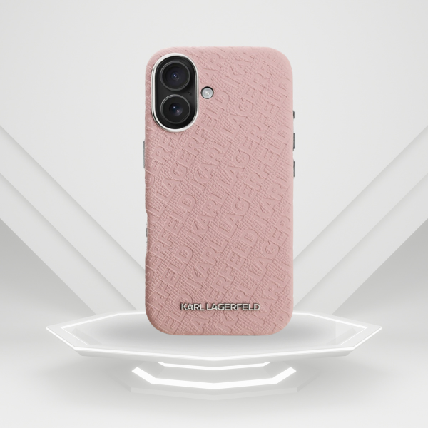 Dėklas Karl Lagerfeld FW Stamped Karl MagSafe iPhone 16 Case - Rožinė aprašymas - Prekės nuotrauka Dėklas Karl Lagerfeld FW Stamped Karl MagSafe iPhone 16 Case - Rožinė aprašymas - Prekės nuotrauka