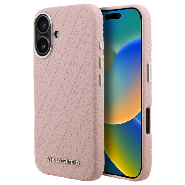 Dėklas Karl Lagerfeld FW Stamped Karl MagSafe iPhone 16 Case - Rožinė aprašymas - Prekės nuotrauka Dėklas Karl Lagerfeld FW Stamped Karl MagSafe iPhone 16 Case - Rožinė aprašymas - Prekės nuotrauka