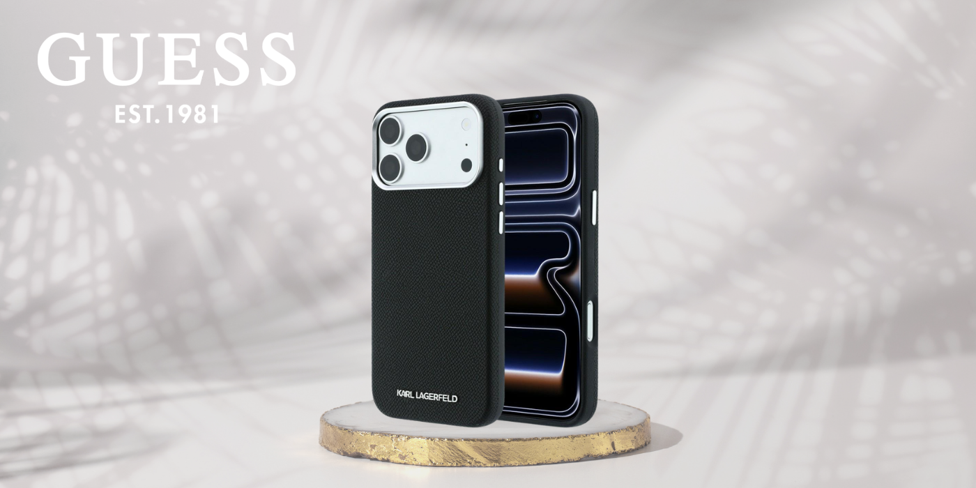 Dėklas Karl Lagerfeld Grained Elongated Logo MagSafe Case for iPhone 17 Pro Max / 18 Pro Max - Juodas aprašymas - Prekės nuotrauka