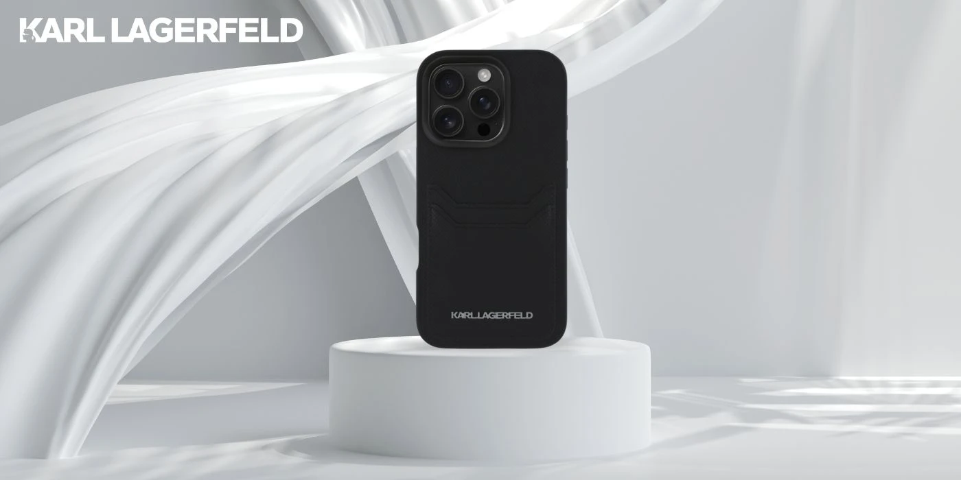Karl Lagerfeld HC grūdėtas PU kortelių lizdas metalinis pailgas iPhone 16 Pro dėklas – Juodas aprašymas - Prekės nuotrauka Karl Lagerfeld HC grūdėtas PU kortelių lizdas metalinis pailgas iPhone 16 Pro dėklas – Juodas aprašymas - Prekės nuotrauka