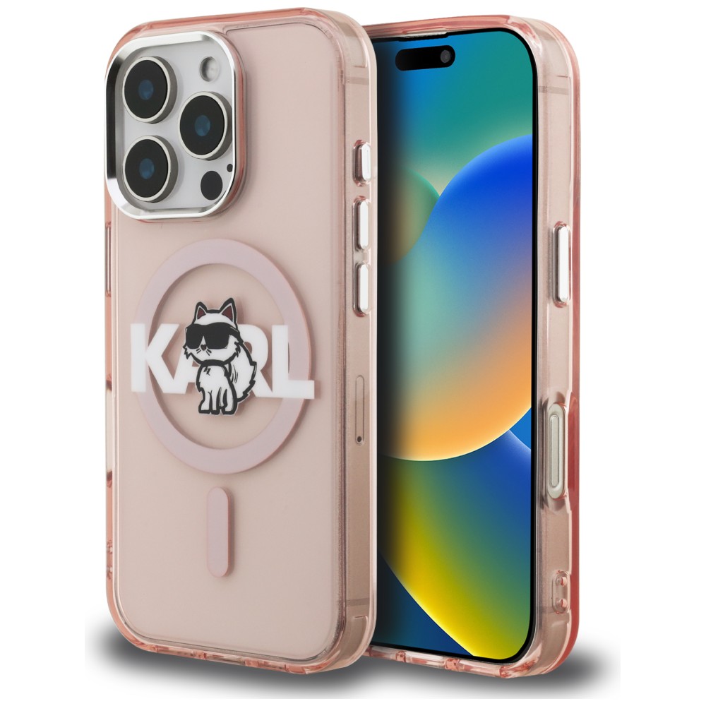 Dėklas Karl Lagerfeld IML Choupette Sketch Logo MagSafe Case for iPhone 16 Pro - Rožinė aprašymas - Prekės nuotrauka Dėklas Karl Lagerfeld IML Choupette Sketch Logo MagSafe Case for iPhone 16 Pro - Rožinė aprašymas - Prekės nuotrauka