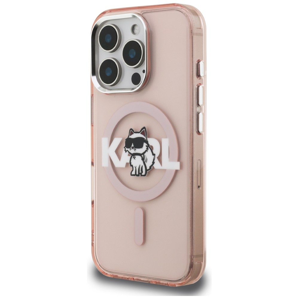 Dėklas Karl Lagerfeld IML Choupette Sketch Logo MagSafe Case for iPhone 16 Pro - Rožinė aprašymas - Prekės nuotrauka Dėklas Karl Lagerfeld IML Choupette Sketch Logo MagSafe Case for iPhone 16 Pro - Rožinė aprašymas - Prekės nuotrauka