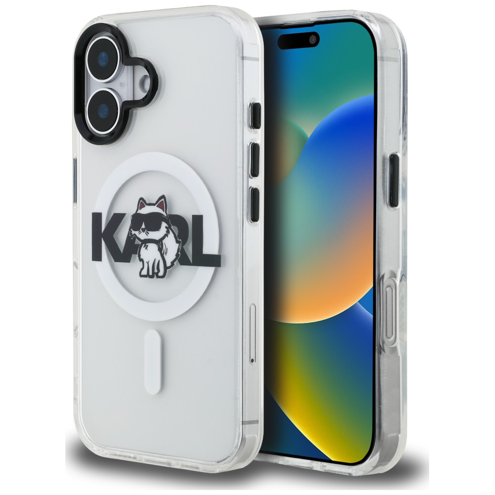 Karl Lagerfeld IML Choupette Sketch Logo MagSafe iPhone 16 dėklas – skaidrus aprašymas - Prekės nuotrauka Karl Lagerfeld IML Choupette Sketch Logo MagSafe iPhone 16 dėklas – skaidrus aprašymas - Prekės nuotrauka