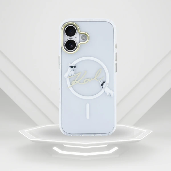 Karl Lagerfeld IML Choupettes Karl Script Logo MagSafe iPhone 17 dėklas – skaidrus aprašymas - Prekės nuotrauka Karl Lagerfeld IML Choupettes Karl Script Logo MagSafe iPhone 17 dėklas – skaidrus aprašymas - Prekės nuotrauka