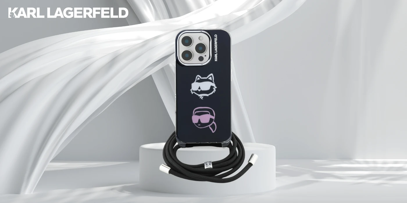 Karl Lagerfeld IML per petį nešiojamas Karl&Choupette dėklas iPhone 16 Pro Max telefonui - Juodas aprašymas - Prekės nuotrauka Karl Lagerfeld IML per petį nešiojamas Karl&Choupette dėklas iPhone 16 Pro Max telefonui - Juodas aprašymas - Prekės nuotrauka