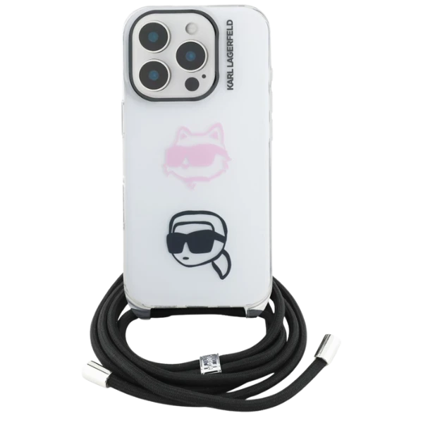 Karl Lagerfeld IML per petį nešiojamas Karl&Choupette dėklas iPhone 16 Pro Max - Baltas aprašymas - Prekės nuotrauka Karl Lagerfeld IML per petį nešiojamas Karl&Choupette dėklas iPhone 16 Pro Max - Baltas aprašymas - Prekės nuotrauka