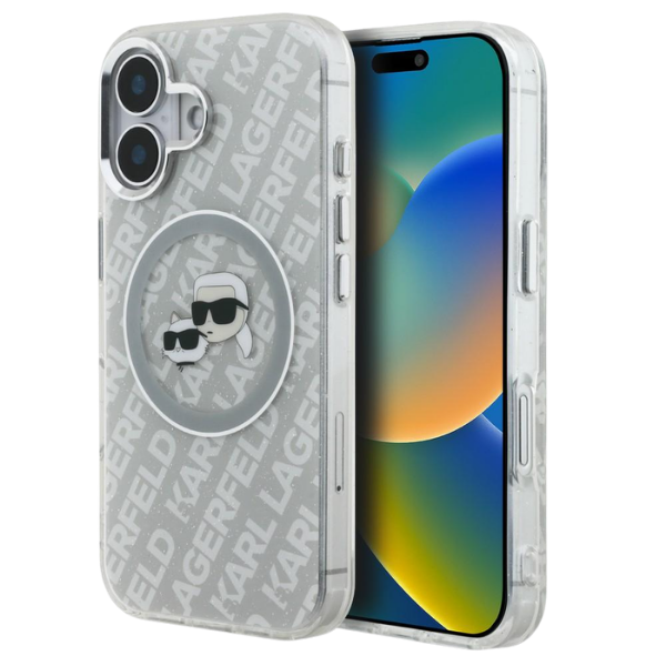 Karl Lagerfeld IML blizgučiais puoštas „Karl & Choupette Heads“ logotipo „MagSafe iPhone 16“ dėklas – pilkas aprašymas - Prekės nuotrauka Karl Lagerfeld IML blizgučiais puoštas „Karl & Choupette Heads“ logotipo „MagSafe iPhone 16“ dėklas – pilkas aprašymas - Prekės nuotrauka