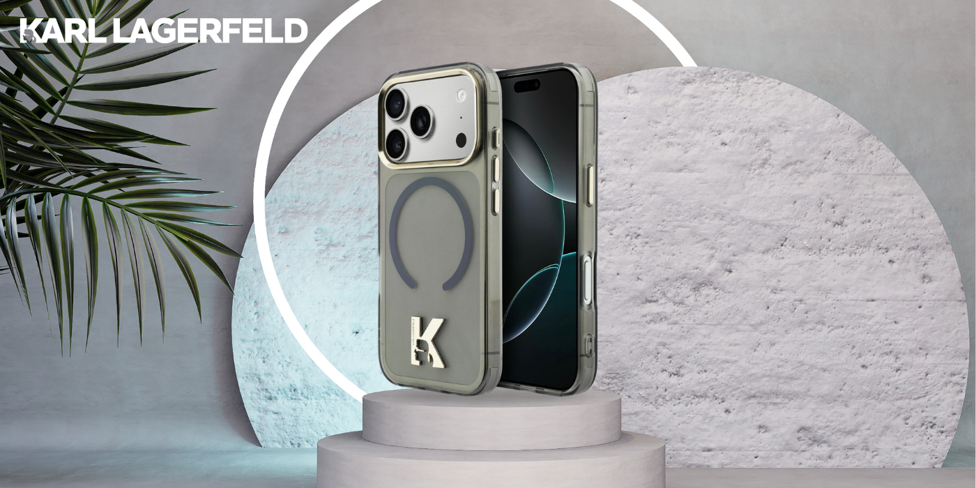 Dėklas Karl Lagerfeld IML K Head Case for iPhone 18 Pro / 17 Pro - Juodas aprašymas - Prekės nuotrauka