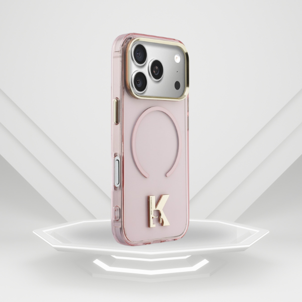 Dėklas Karl Lagerfeld IML K Head Case for iPhone 18 Pro Max / 17 Pro Max - Rožinė aprašymas - Prekės nuotrauka