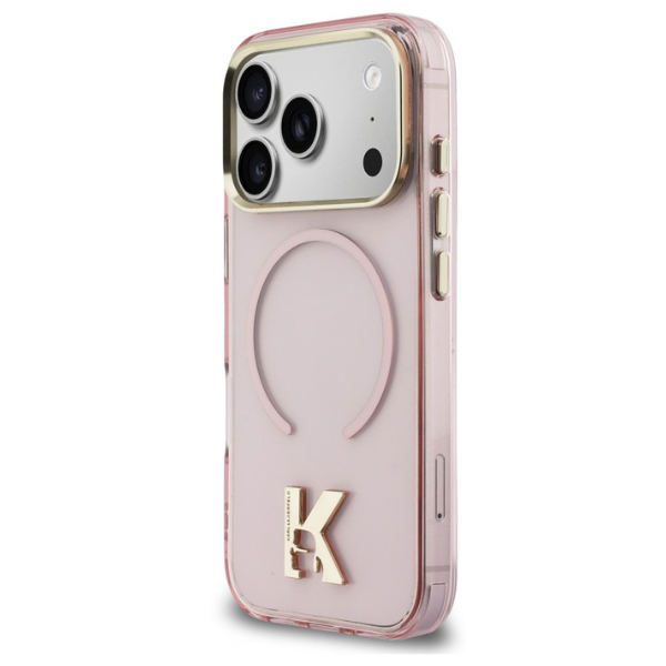 Dėklas Karl Lagerfeld IML K Head Case for iPhone 18 Pro Max / 17 Pro Max - Rožinė aprašymas - Prekės nuotrauka