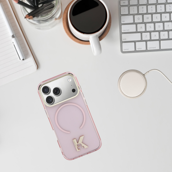 Dėklas Karl Lagerfeld IML K Head Case for iPhone 18 Pro Max / 17 Pro Max - Rožinė aprašymas - Prekės nuotrauka