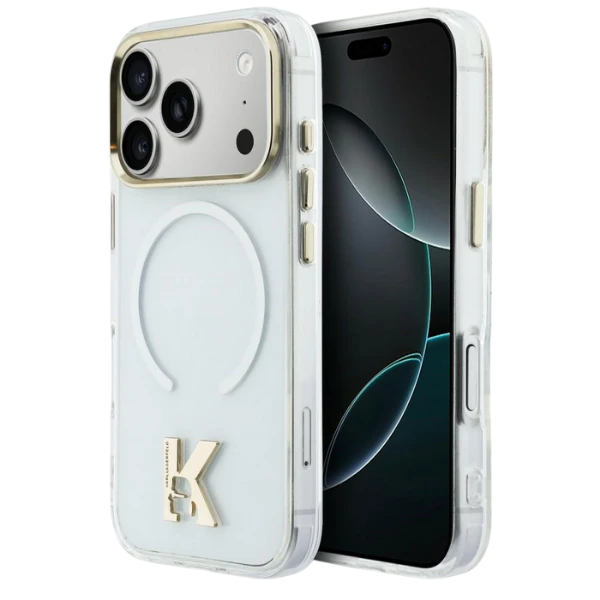 Dėklas Karl Lagerfeld IML K Head Logo MagSafe Case for iPhone Air - Clear aprašymas - Prekės nuotrauka