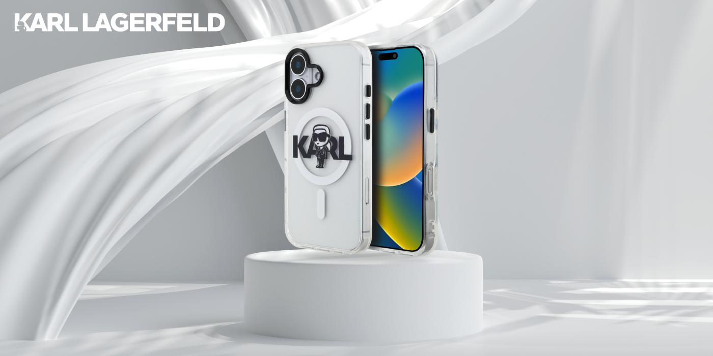 „Karl Lagerfeld IML Karl Sketch Logo MagSafe“ dėklas, skirtas „iPhone 16“ – skaidrus aprašymas - Prekės nuotrauka