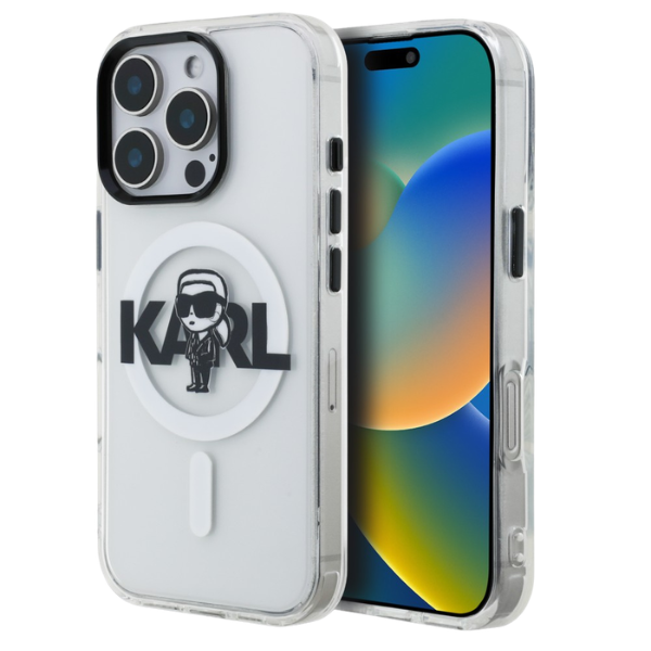 „Karl Lagerfeld IML Karl Sketch Logo MagSafe“ dėklas, skirtas „iPhone 16 Pro“ – skaidrus aprašymas - Prekės nuotrauka „Karl Lagerfeld IML Karl Sketch Logo MagSafe“ dėklas, skirtas „iPhone 16 Pro“ – skaidrus aprašymas - Prekės nuotrauka