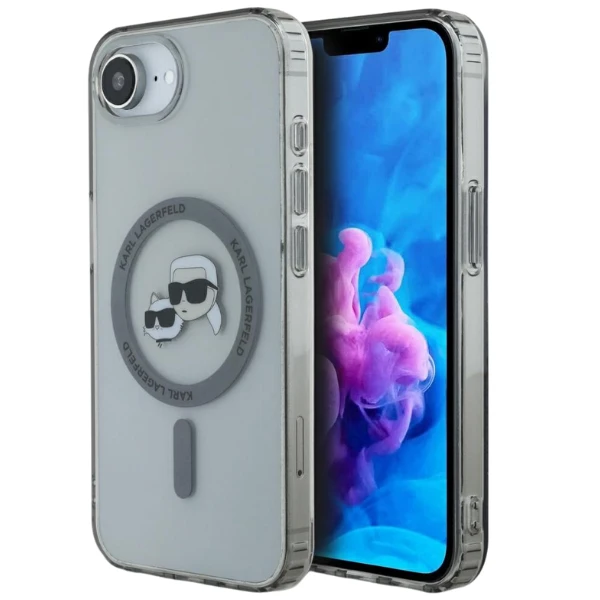 Karl Lagerfeld IML metalinis Karl & Choupette Heads MagSafe iPhone 16e dėklas - Juodas aprašymas - Prekės nuotrauka Karl Lagerfeld IML metalinis Karl & Choupette Heads MagSafe iPhone 16e dėklas - Juodas aprašymas - Prekės nuotrauka