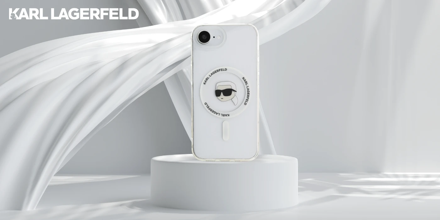 Karl Lagerfeld IML metalinis Karl Head MagSafe dėklas iPhone 16e Baltas aprašymas - Prekės nuotrauka Karl Lagerfeld IML metalinis Karl Head MagSafe dėklas iPhone 16e Baltas aprašymas - Prekės nuotrauka