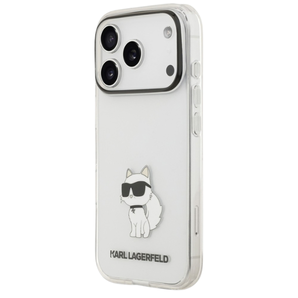 Dėklas Karl Lagerfeld IML NFT Choupette Case for iPhone 18 Pro / 17 Pro - Transparent aprašymas - Prekės nuotrauka