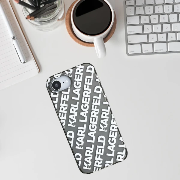 Karl Lagerfeld IML Repeat Logo dėklas, skirtas iPhone 16e - sidabrinis aprašymas - Prekės nuotrauka Karl Lagerfeld IML Repeat Logo dėklas, skirtas iPhone 16e - sidabrinis aprašymas - Prekės nuotrauka