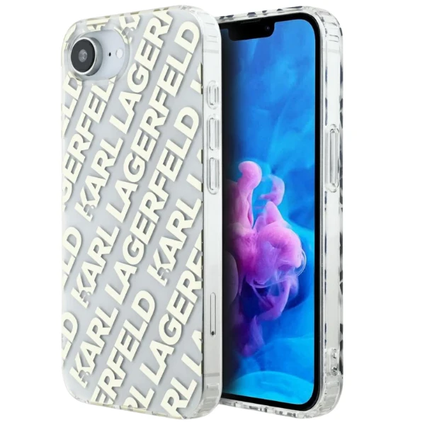 Karl Lagerfeld IML Repeat Logo iPhone 16e dėklas – auksinis aprašymas - Prekės nuotrauka Karl Lagerfeld IML Repeat Logo iPhone 16e dėklas – auksinis aprašymas - Prekės nuotrauka