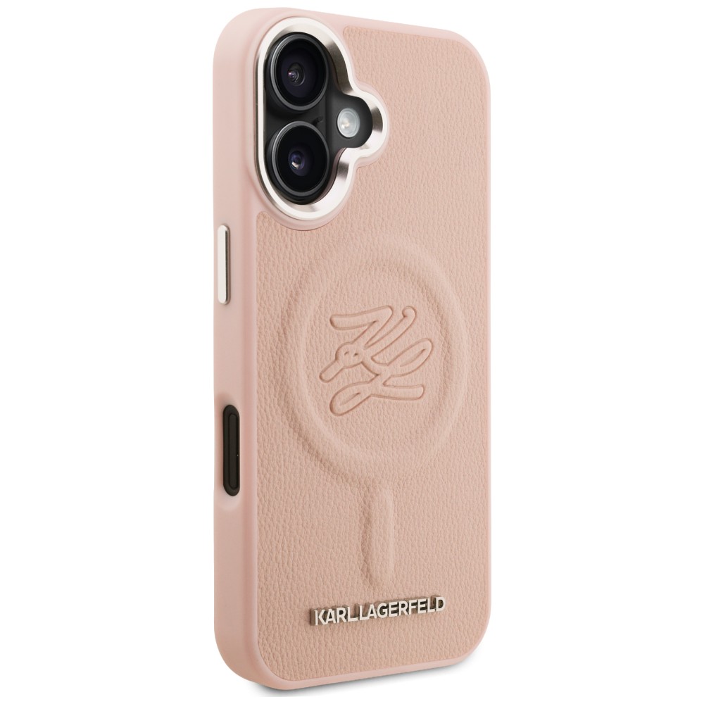 Dėklas Karl Lagerfeld Initial & Metal Logo MagSafe iPhone 16 Case - Rožinė aprašymas - Prekės nuotrauka Dėklas Karl Lagerfeld Initial & Metal Logo MagSafe iPhone 16 Case - Rožinė aprašymas - Prekės nuotrauka