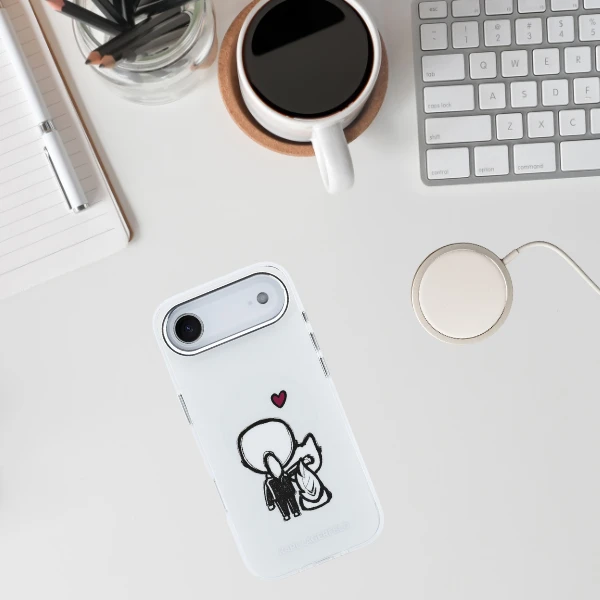 Dėklas Karl Lagerfeld Karl & Choupette Back MagSafe Case for iPhone Air - Clear aprašymas - Prekės nuotrauka
