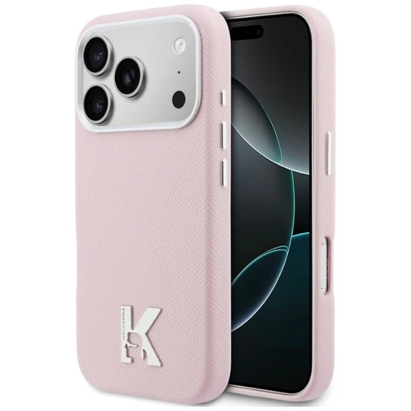 Dėklas Karl Lagerfeld Karl Head Logo MagSafe Case for iPhone 17 - Rožinė aprašymas - Prekės nuotrauka