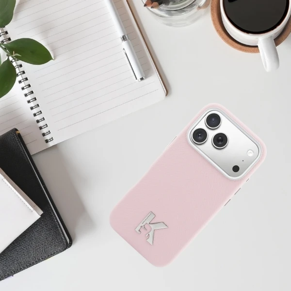 Dėklas Karl Lagerfeld Karl Head Logo MagSafe Case for iPhone 17 - Rožinė aprašymas - Prekės nuotrauka