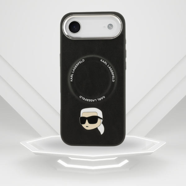 Dėklas Karl Lagerfeld Karl Pin MagSafe Case for iPhone Air - Juodas aprašymas - Prekės nuotrauka