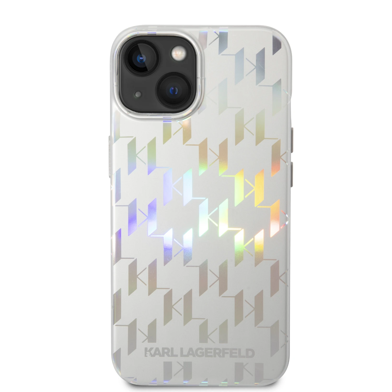 Dėklas Karl Lagerfeld KLHCP14SLGMMSV3 iPhone 14 / 15 / 13 case - sidabrinis aprašymas - Prekės nuotrauka