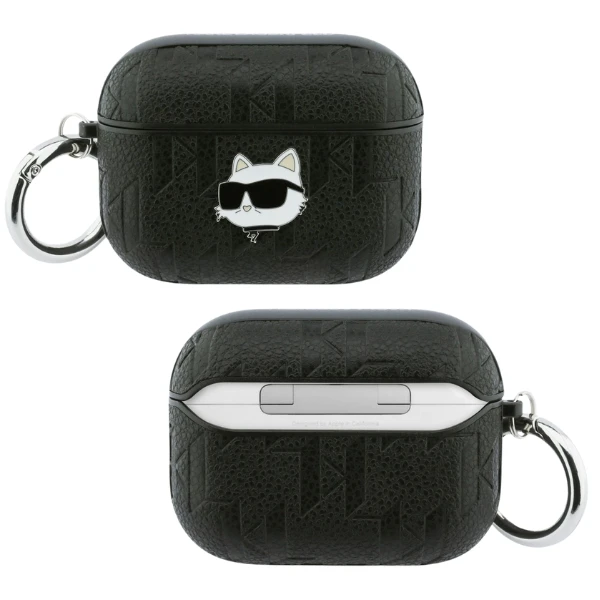 Dėklas Karl Lagerfeld Monogram Choupette Head Case for AirPods Pro 3 - Juodas aprašymas - Prekės nuotrauka Dėklas Karl Lagerfeld Monogram Choupette Head Case for AirPods Pro 3 - Juodas aprašymas - Prekės nuotrauka
