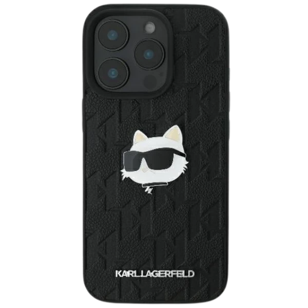 Apple iPhone 16 Karl Lagerfeld Monogram Choupette Head Pin (KLHCP16SPGKLCHPK) dėklas telefonui juodos spalvos aprašymas - Prekės nuotrauka Apple iPhone 16 Karl Lagerfeld Monogram Choupette Head Pin (KLHCP16SPGKLCHPK) dėklas telefonui juodos spalvos aprašymas - Prekės nuotrauka