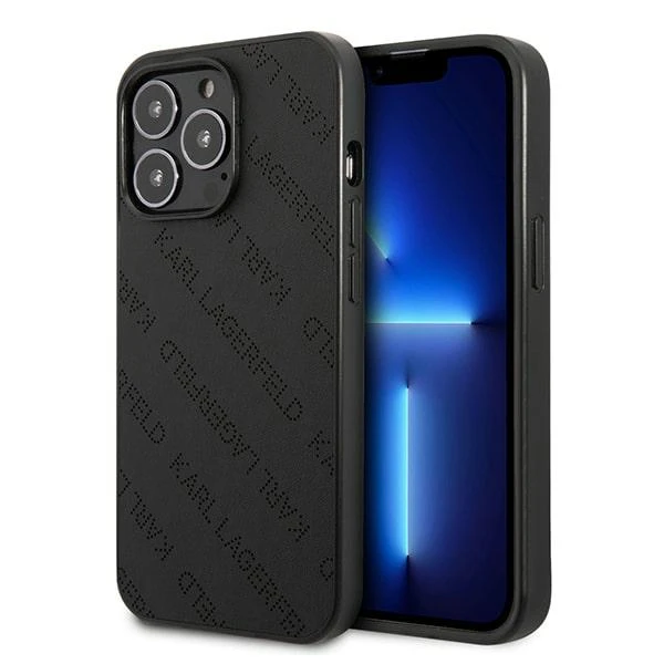 Karl Lagerfeld perforuotas iPhone 13 Pro Max 6.7 Karl Lagerfeld perforuotas iPhone 13 Pro Max 6.7