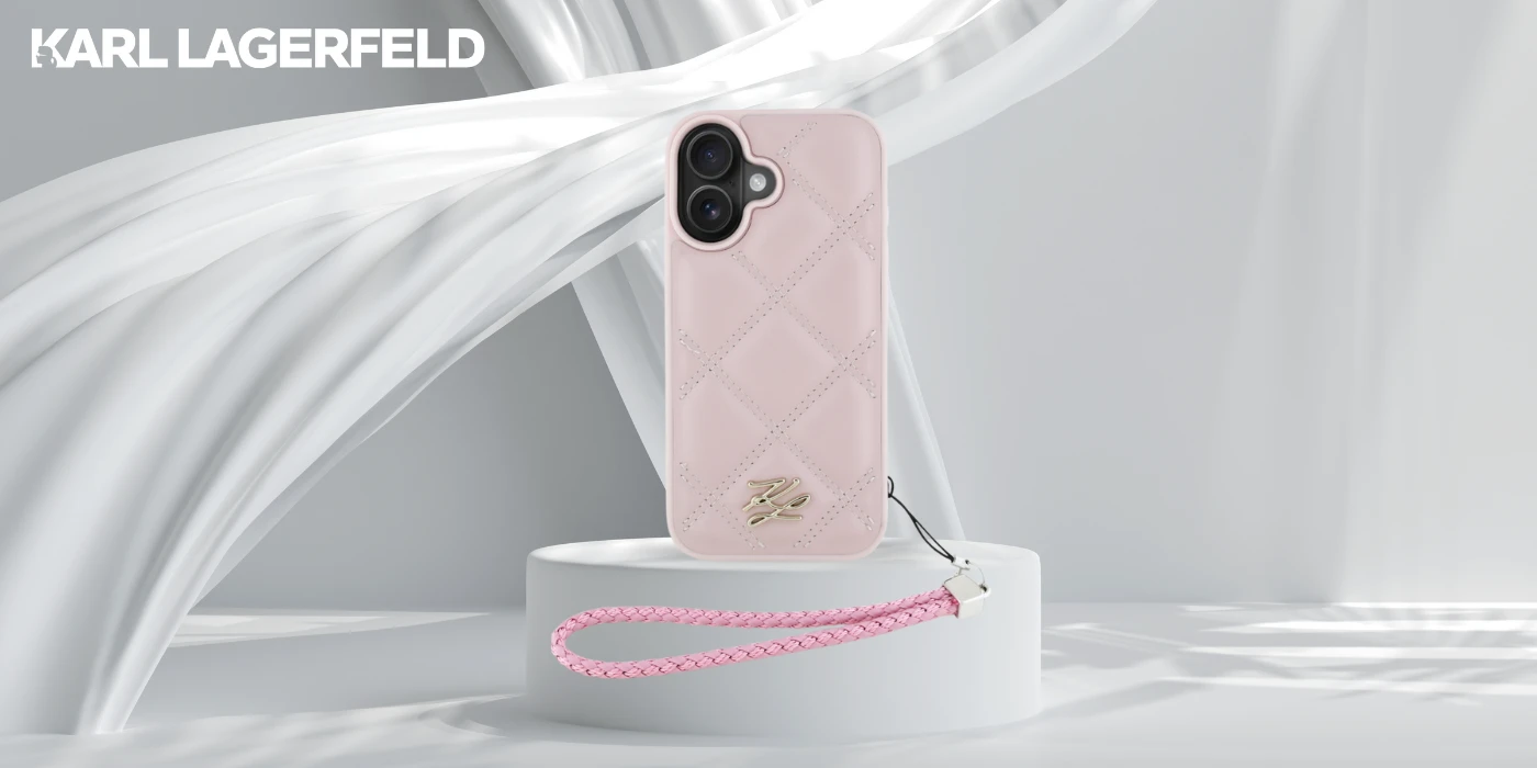 Dėklas Karl Lagerfeld dygsniuotas inicialų logotipas ir grandinėlės formos dirželis iPhone 16 telefonui - Rožinė aprašymas - Prekės nuotrauka Dėklas Karl Lagerfeld dygsniuotas inicialų logotipas ir grandinėlės formos dirželis iPhone 16 telefonui - Rožinė aprašymas - Prekės nuotrauka