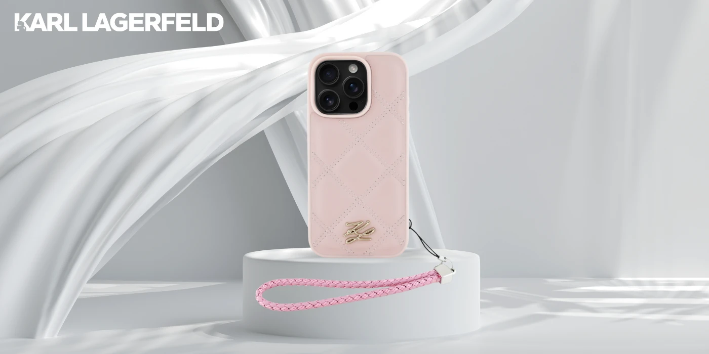 Dėklas Karl Lagerfeld dygsniuotas inicialų logotipas ir grandinėlės formos dirželis iPhone 16 Pro telefonui - Rožinė aprašymas - Prekės nuotrauka Dėklas Karl Lagerfeld dygsniuotas inicialų logotipas ir grandinėlės formos dirželis iPhone 16 Pro telefonui - Rožinė aprašymas - Prekės nuotrauka