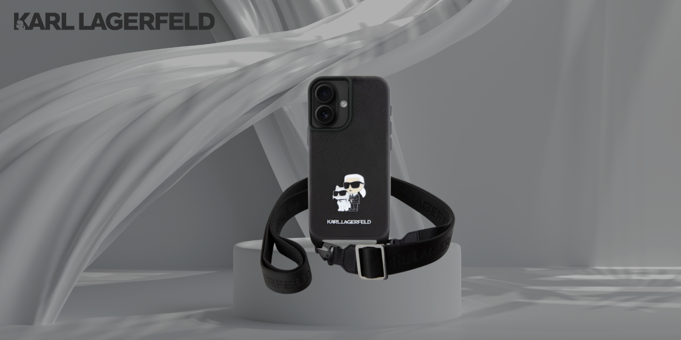 Karl Lagerfeld KLHCP16SSAKCPBK iPhone 16 6.1