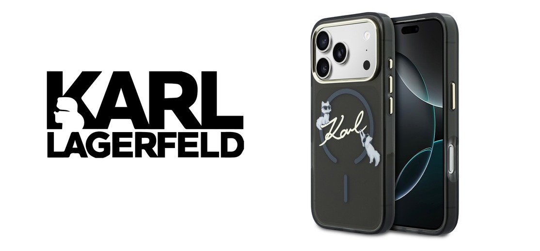 Dėklas Karl Lagerfeld Script Logo MagSafe Case for iPhone 18 Pro Max / 17 Pro Max - Juodas aprašymas - Prekės nuotrauka
