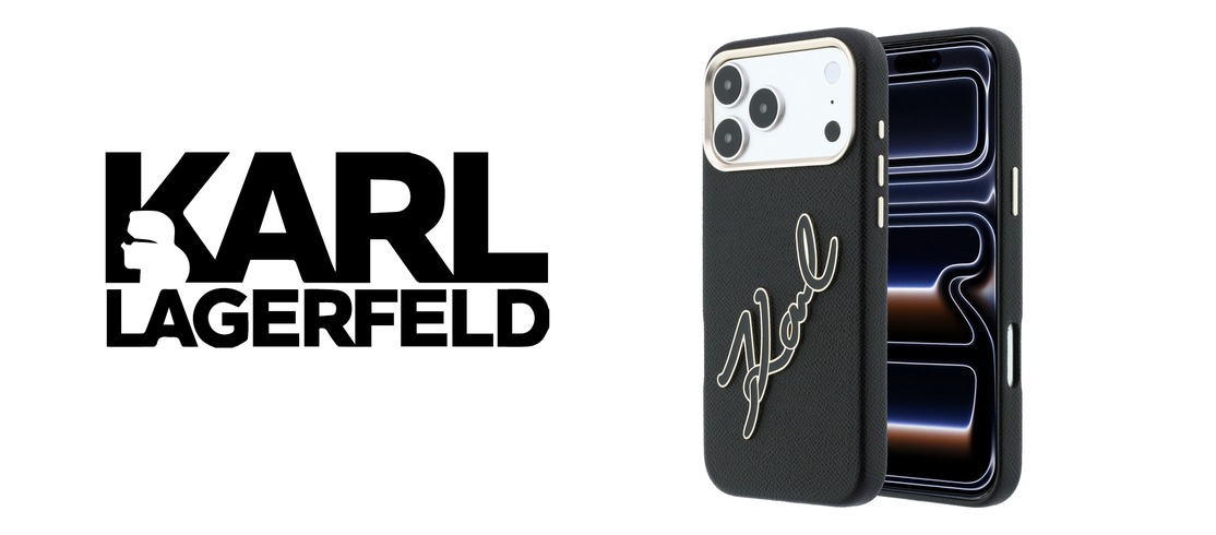 Dėklas Karl Lagerfeld Smooth Big Resin Signature Logo Case for iPhone 18 Pro Max / 17 Pro Max - Juodas aprašymas - Prekės nuotrauka