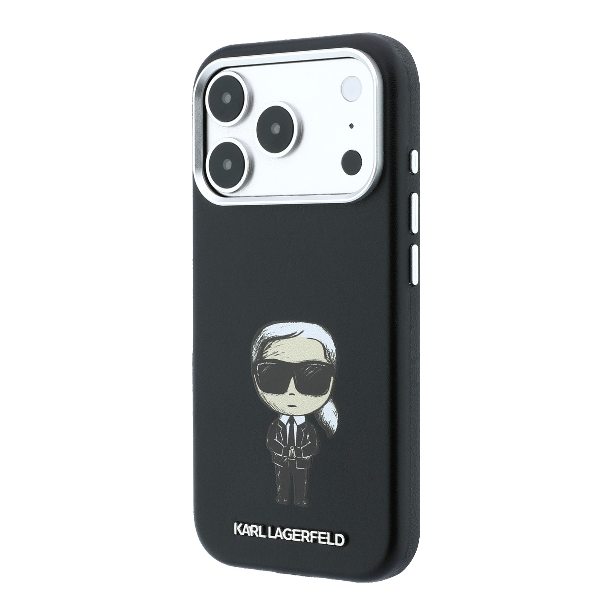 Karl Lagerfeld Smooth Ikonik Sketch MagSafe dėklas iPhone 18 Pro Max / 17 Pro Max - Juodas aprašymas - Prekės nuotrauka