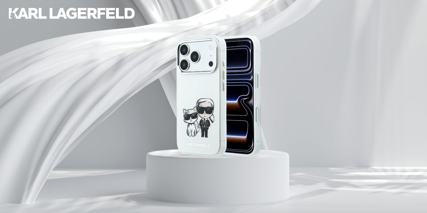 Dėklas Karl Lagerfeld Smooth Karl & Choupette Bodies Sketch MagSafe Case for iPhone 18 Pro Max / 17 Pro Max rusvai gelsvas aprašymas - Prekės nuotrauka